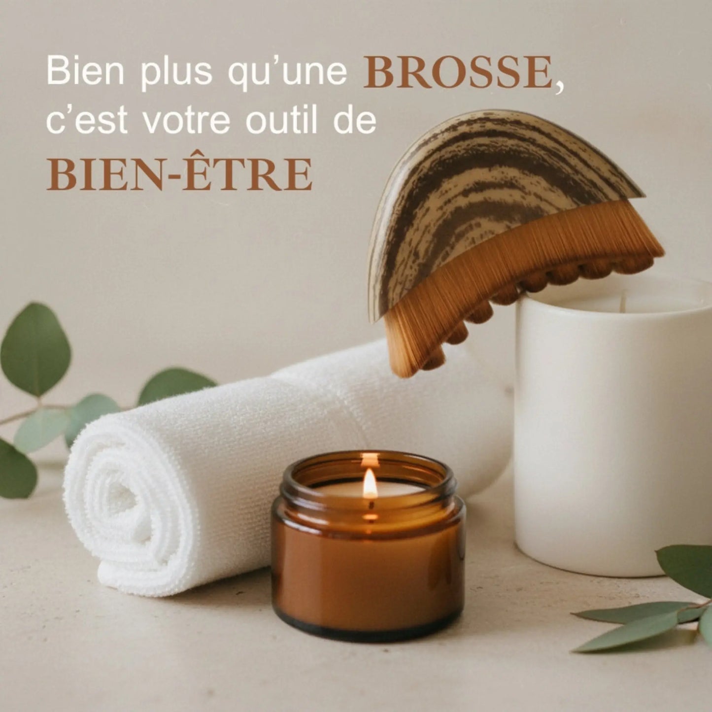 Brosse lymphatique visage