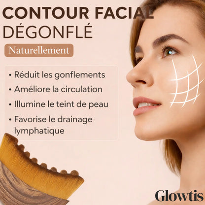 Brosse lymphatique visage